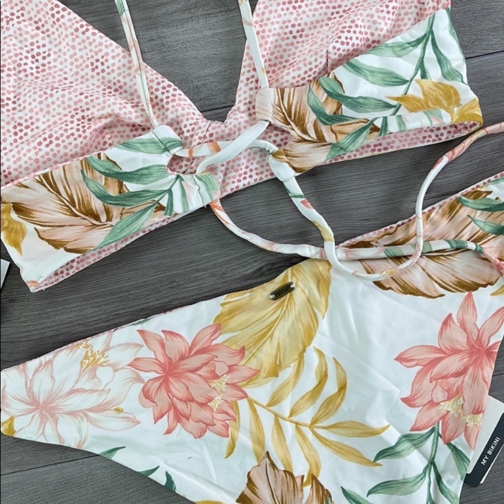 ☀️RIP CURL☀️ LA BONITA RESERVABLE CROP LA BONITA GOOD PANT BIKINI SET - Picture 14 of 16